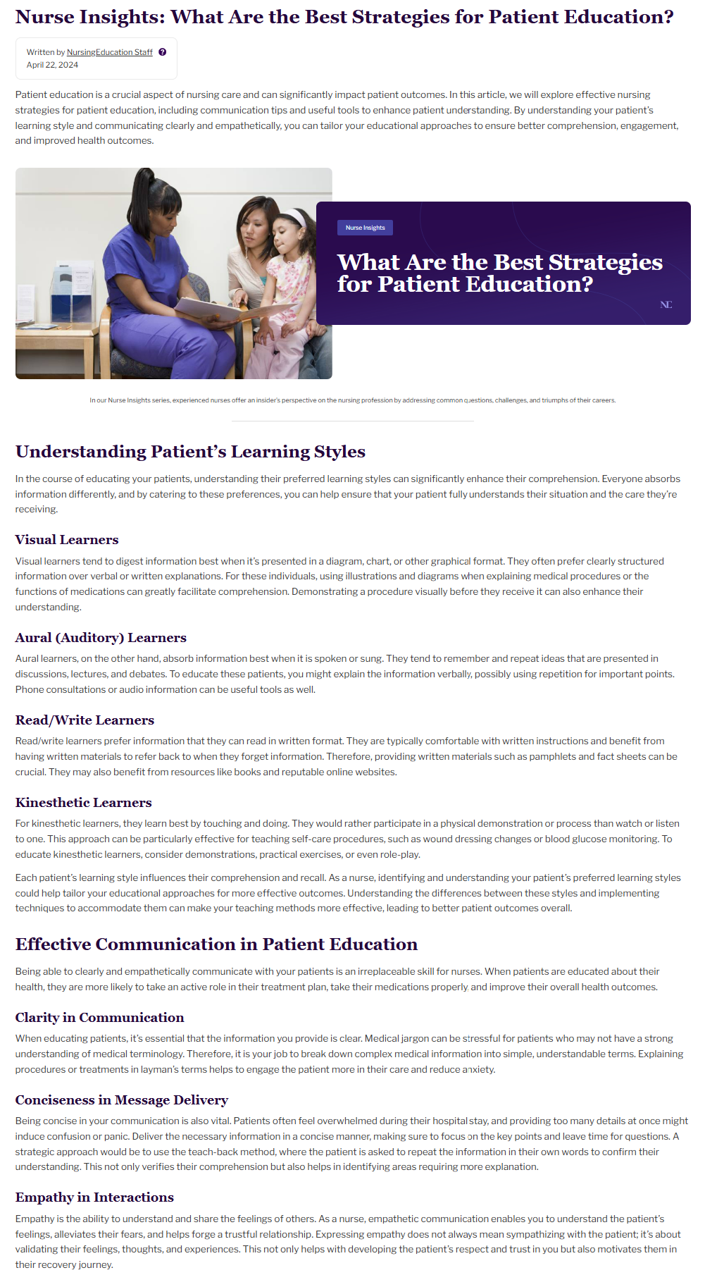 does this article align with my bullet point of ?