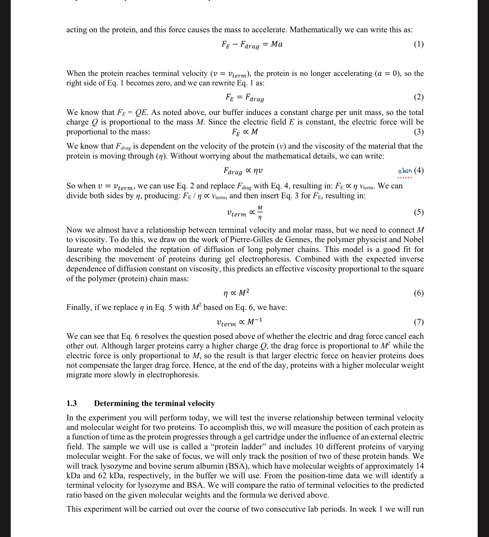 CALCULATIONS 2. +/- R2 = Vterm,BSA +/- R2 =