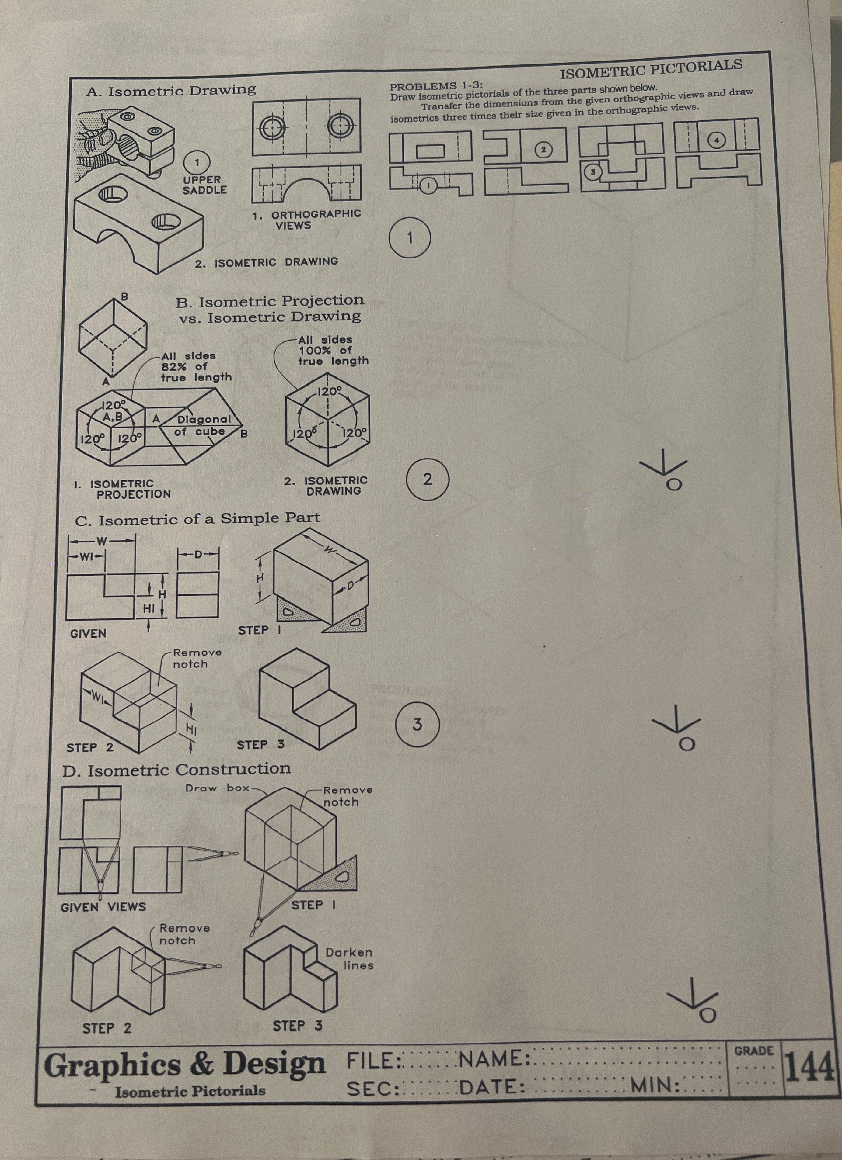 Can you make me this ISOMETRIC PICTORIALS A.