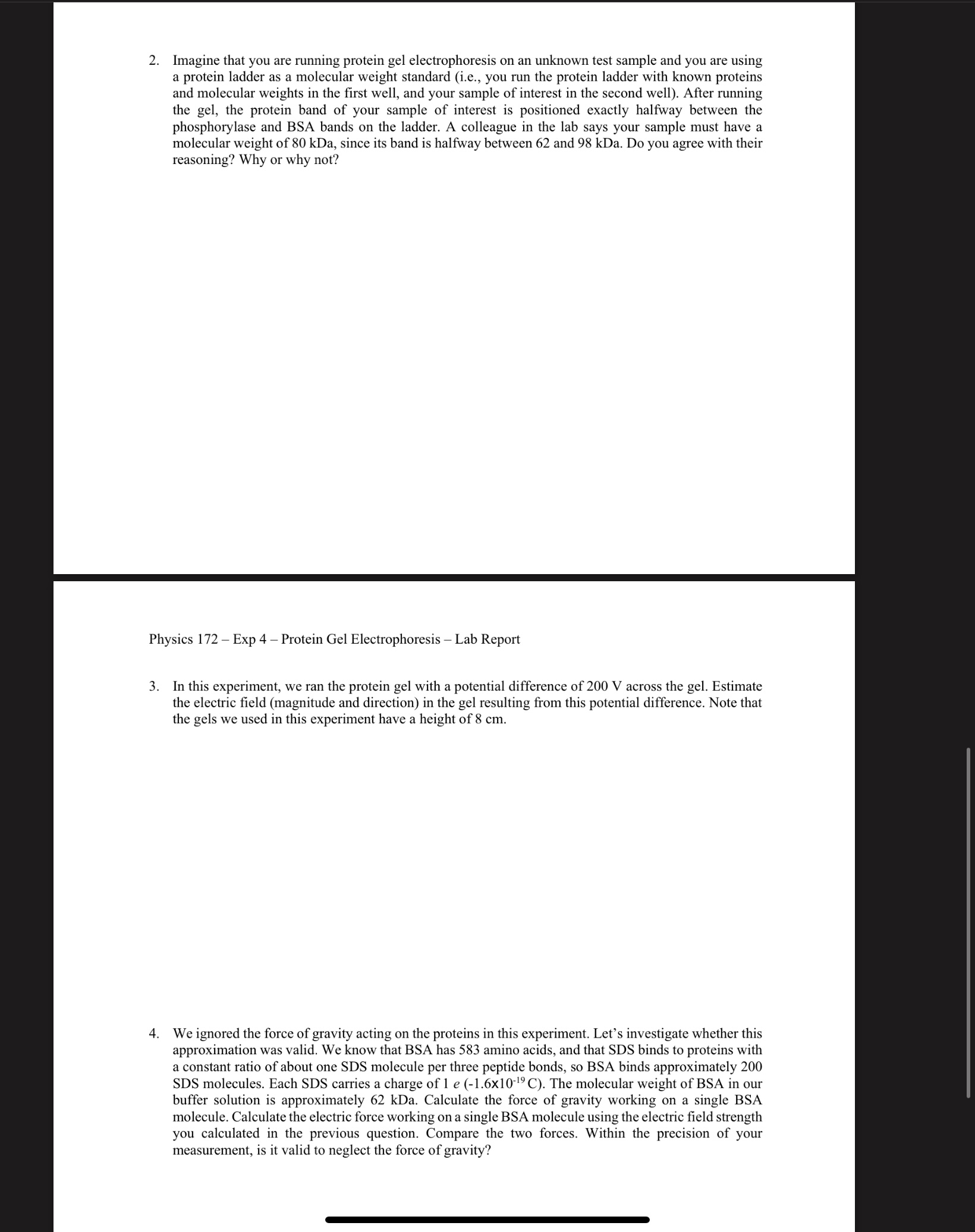 CALCULATIONS 2. +/- R2 = Vterm,BSA +/- R2 =