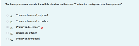 check Membrane proteins are important to cellular