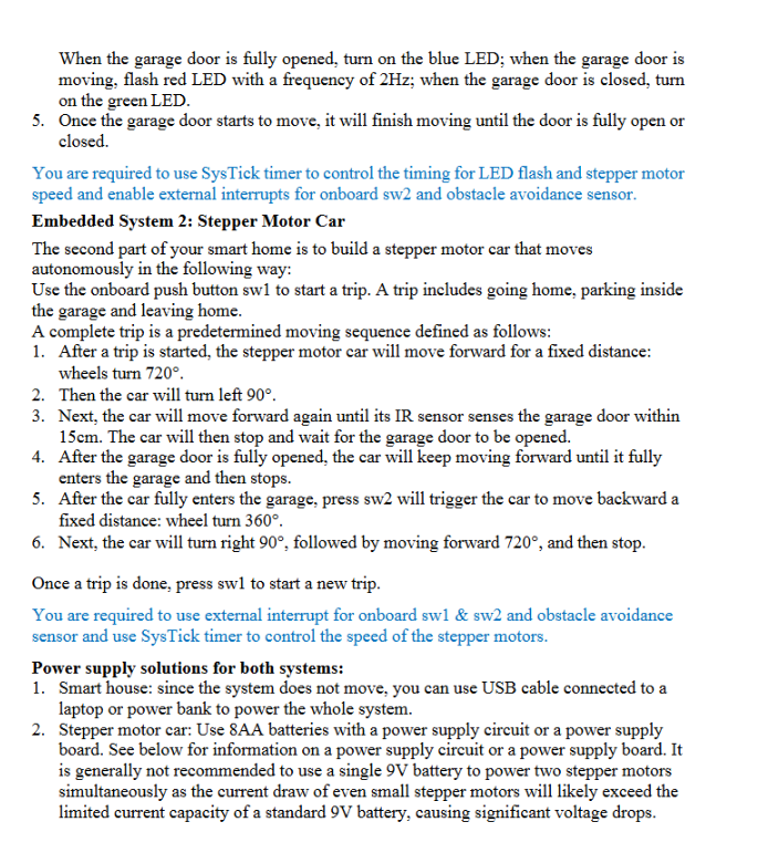CECS 346 Project 3 A Smart Home By Dr. Min He