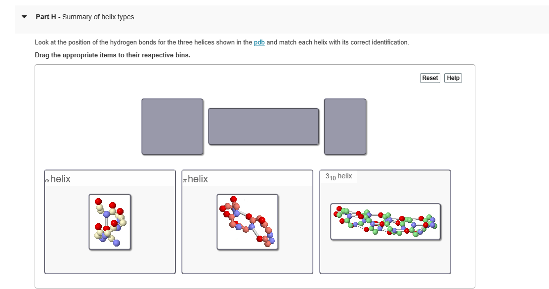 Part E - Exploring parallel B sheet structure and