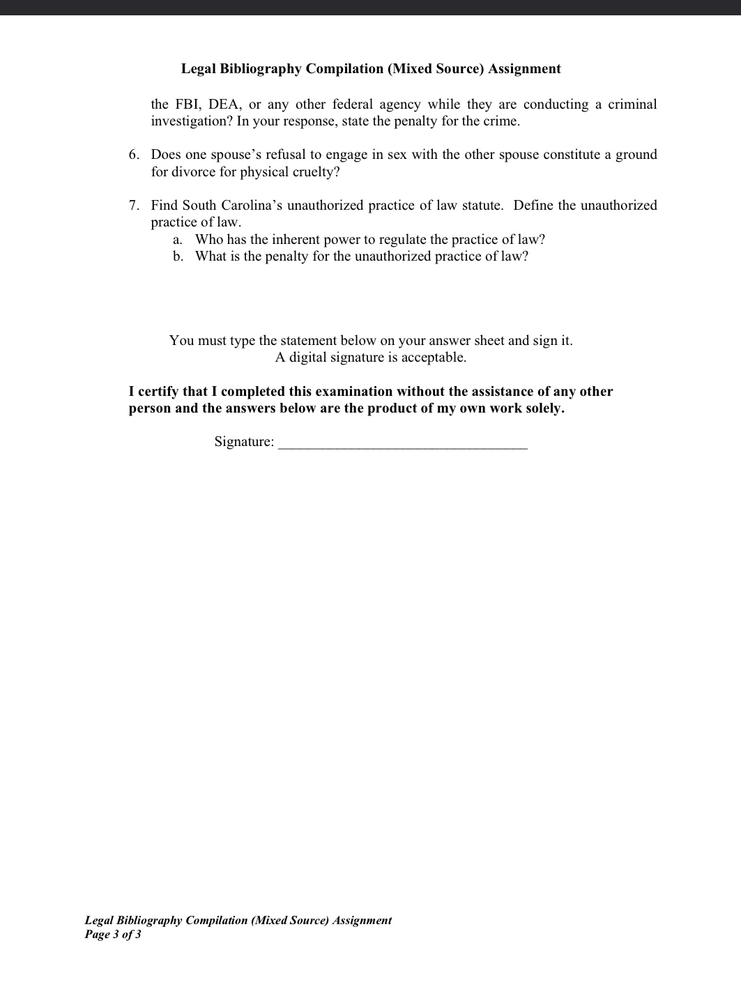 Legal Bibliography Compilation (Mixed Source)