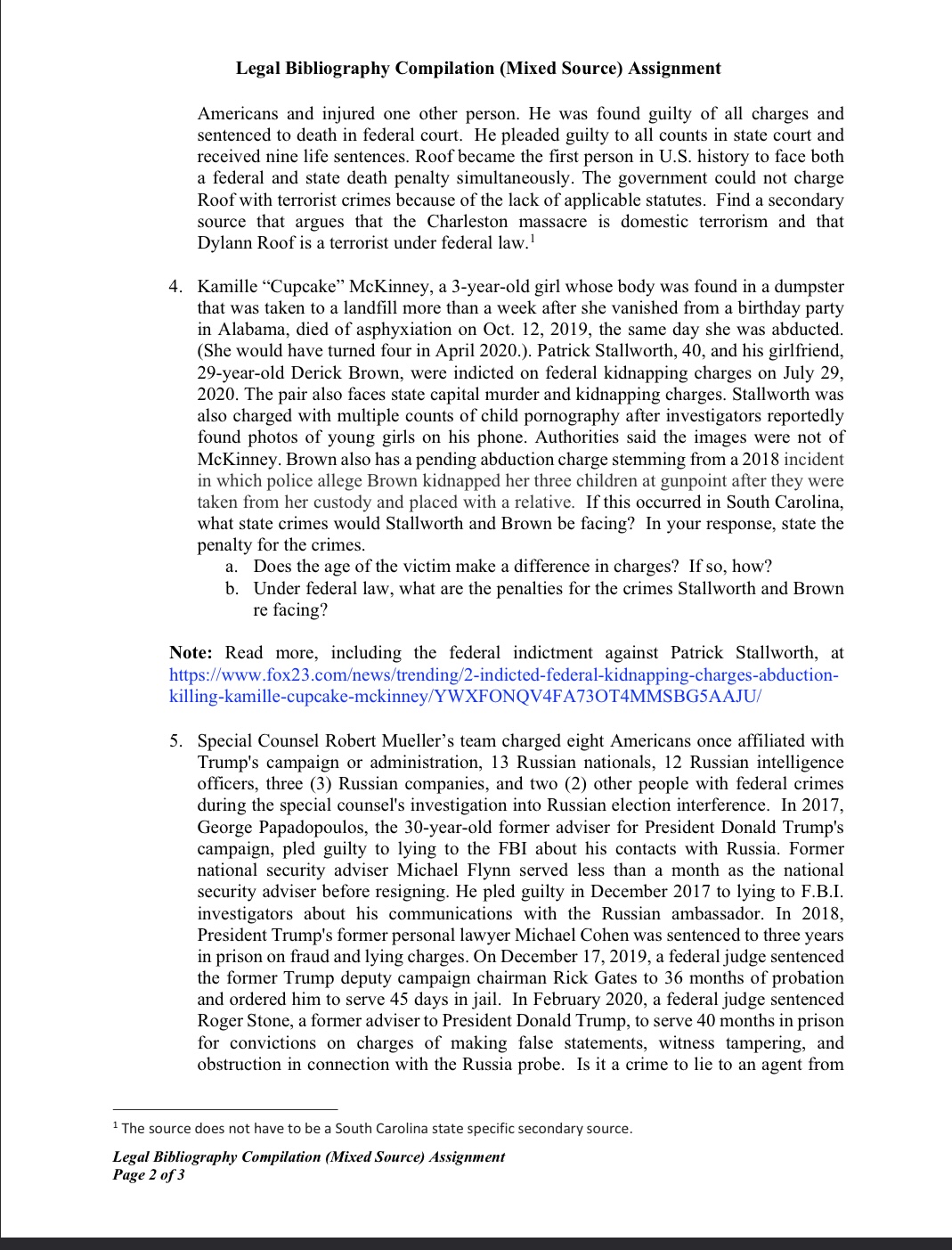 Legal Bibliography Compilation (Mixed Source)