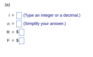 For each of the following increasing? annuities,