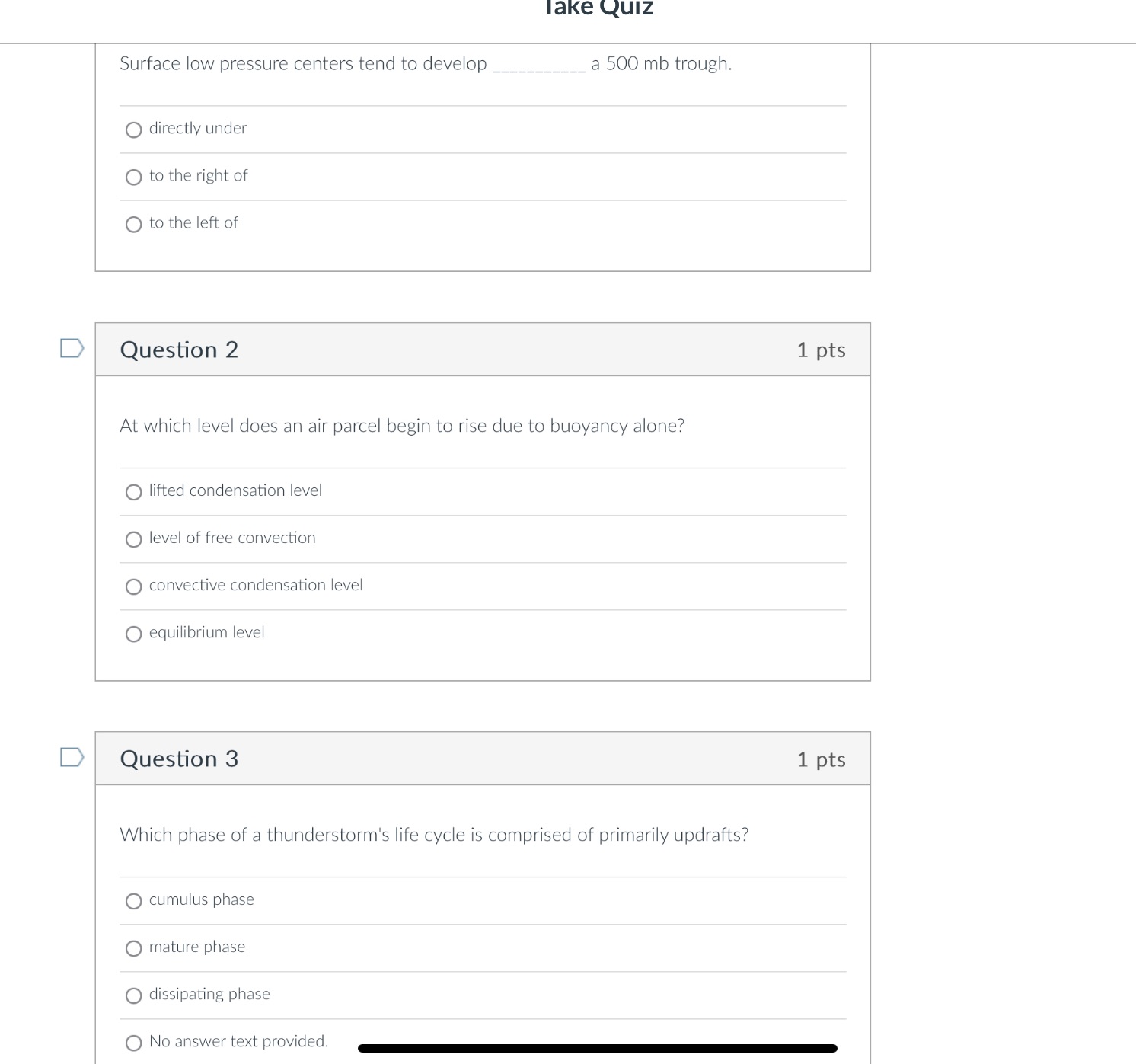 Could you please answer the three questions lake