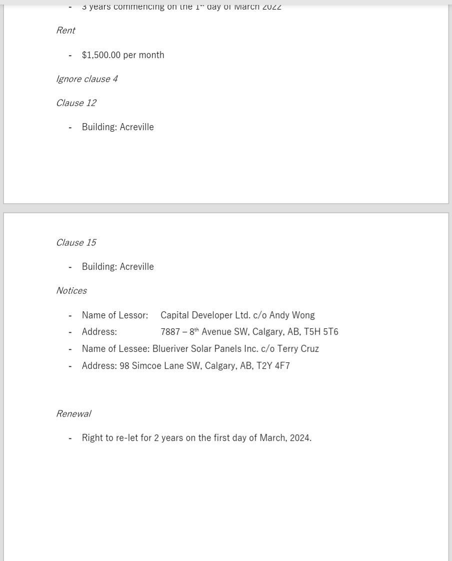 Would like to see an example of how this project