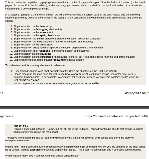 This lab can be accomplished by paying close