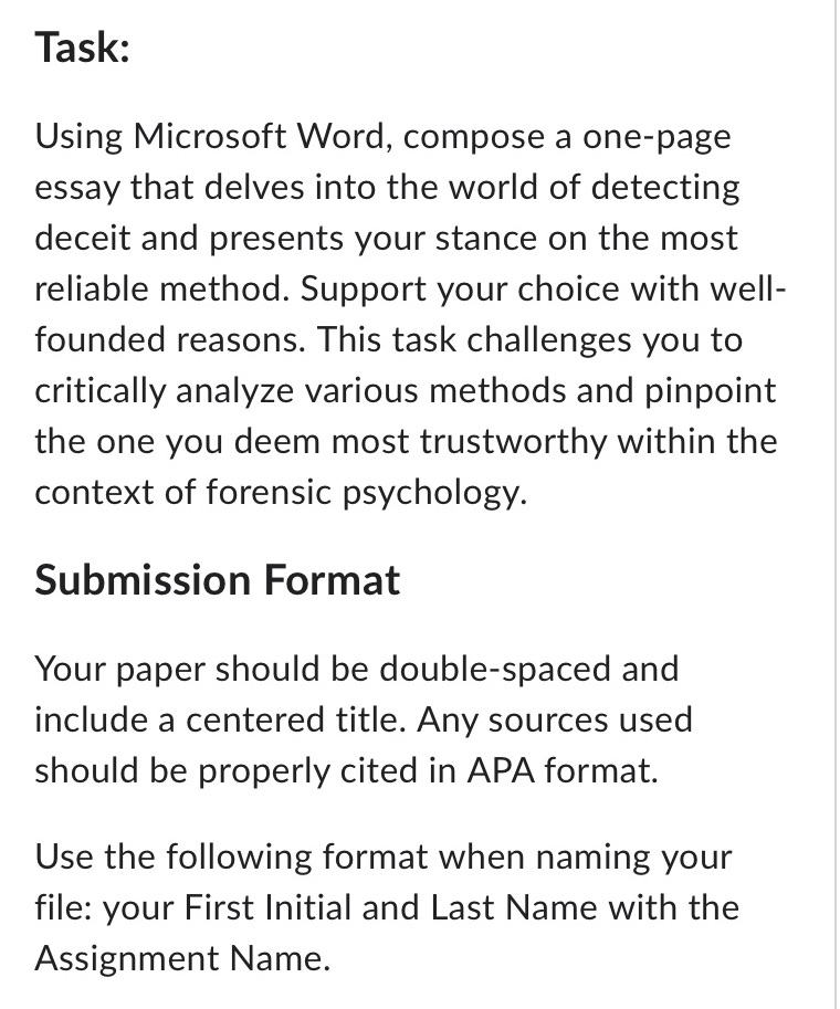 Please follow the criteria. Task: Using Microsoft