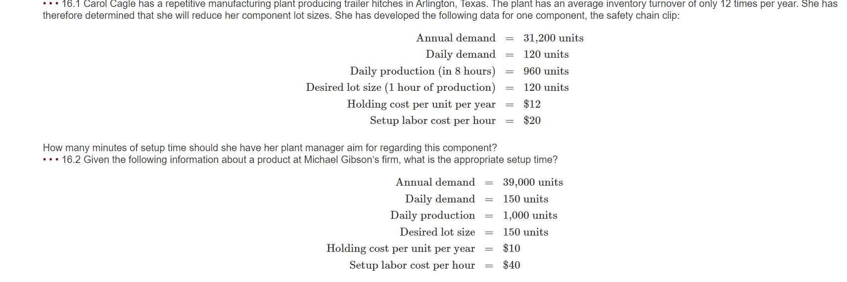 +++16.1 Carol Cagle has a repetitive