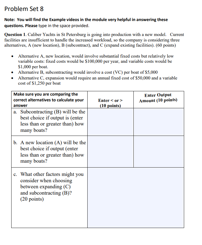 The following below Problem Set 8 Note: You will