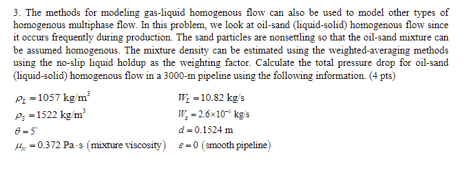 3. The methods for modeling gas-liquid homogenous