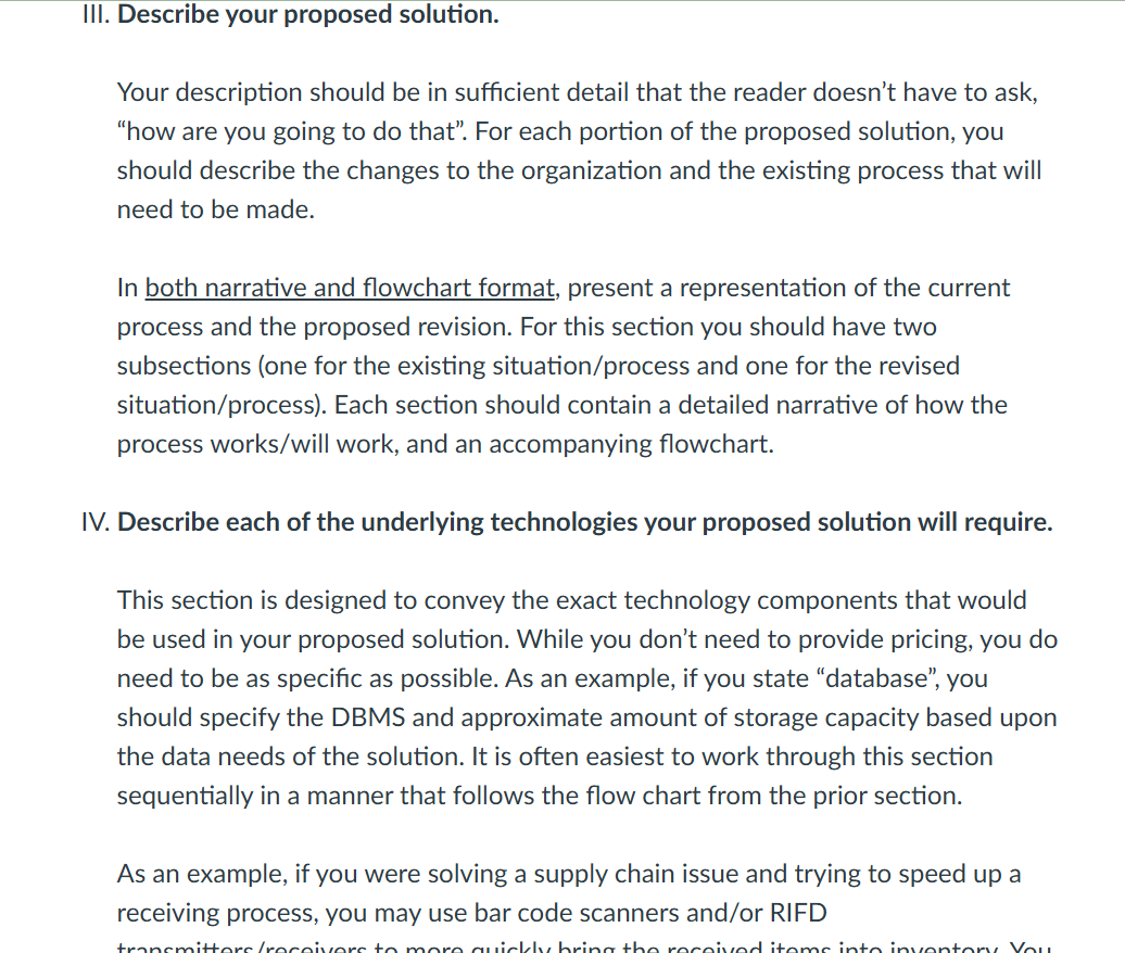 MIS 245 PAPER/COURSE PROJECT Course learning