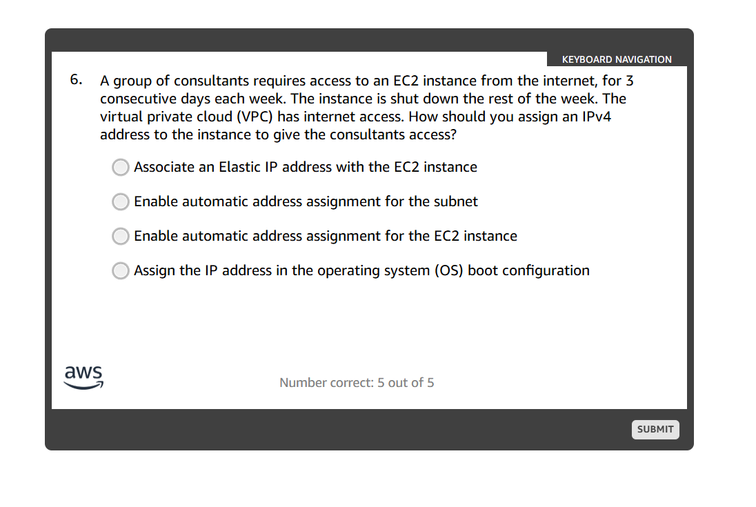 answer KEYBOARD NAVIGATION A group of consultants