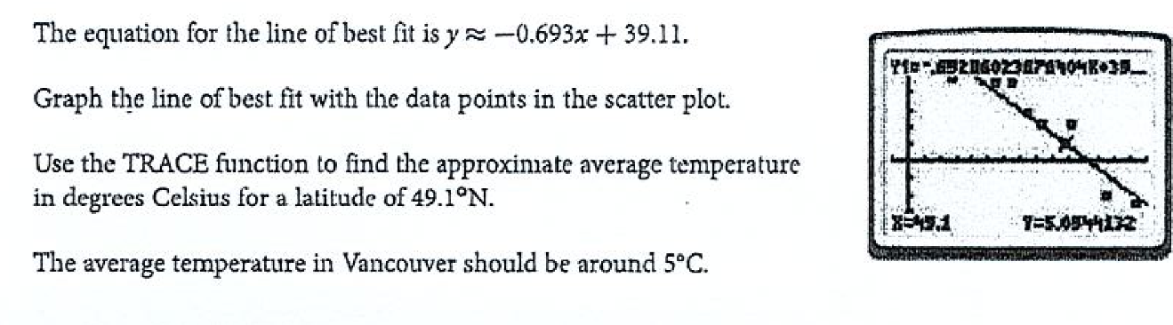 10.2 Fitting a Linear Model To Data. Answer All
