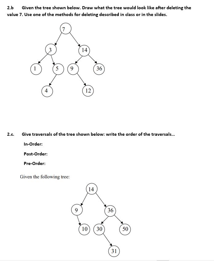DATA STRUCTURES PROBLEM please show all steps and