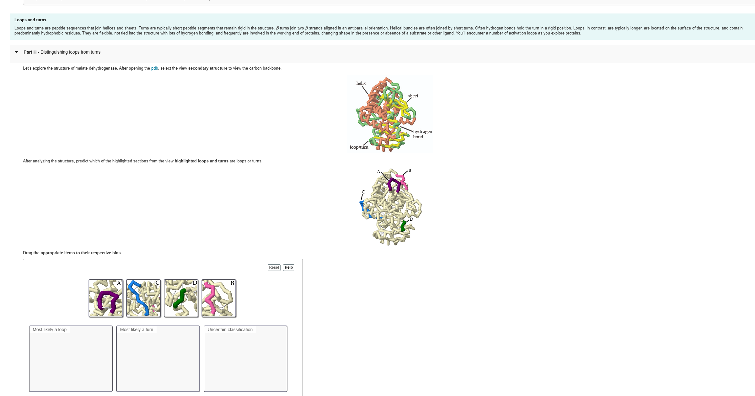 Part F - Identifying parallel and antiparallel B