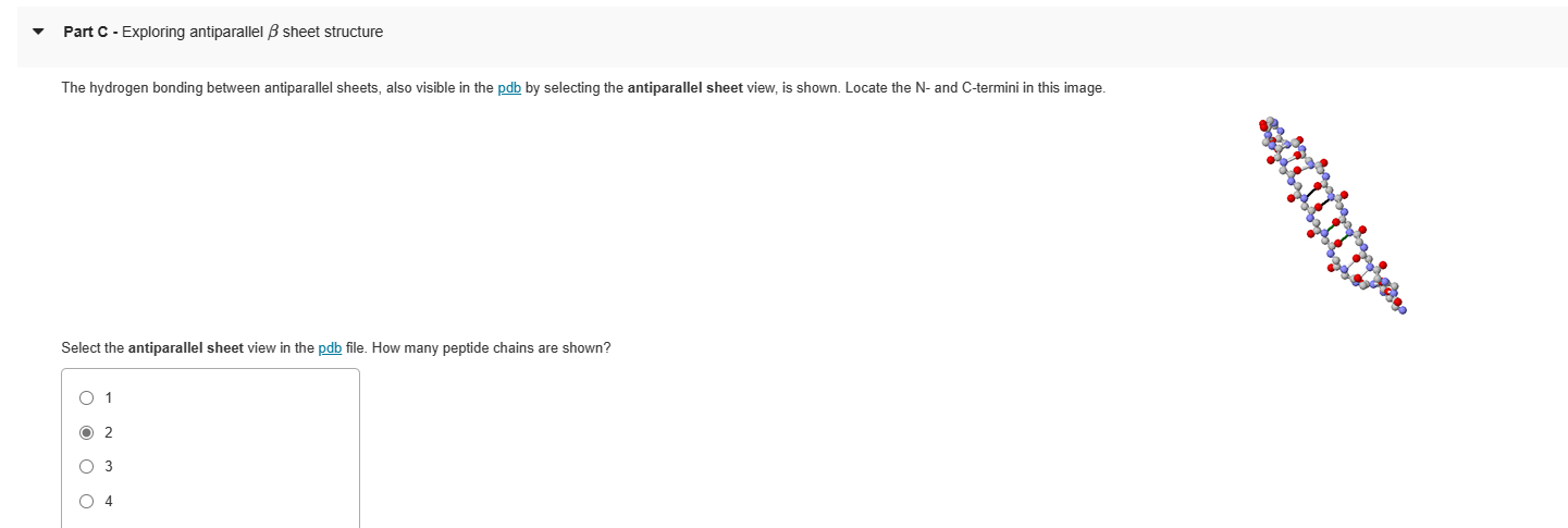 Part F - Identifying parallel and antiparallel B