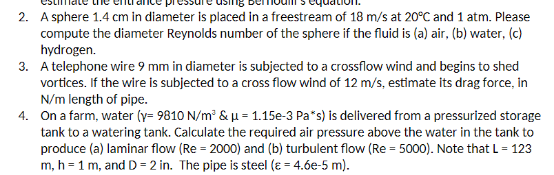 solve all, show all steps and solutions 2. Re for