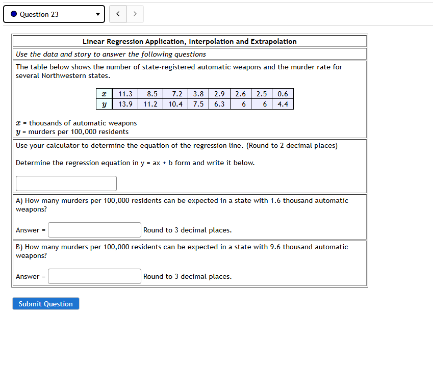 Write down the answer and bold it with underline