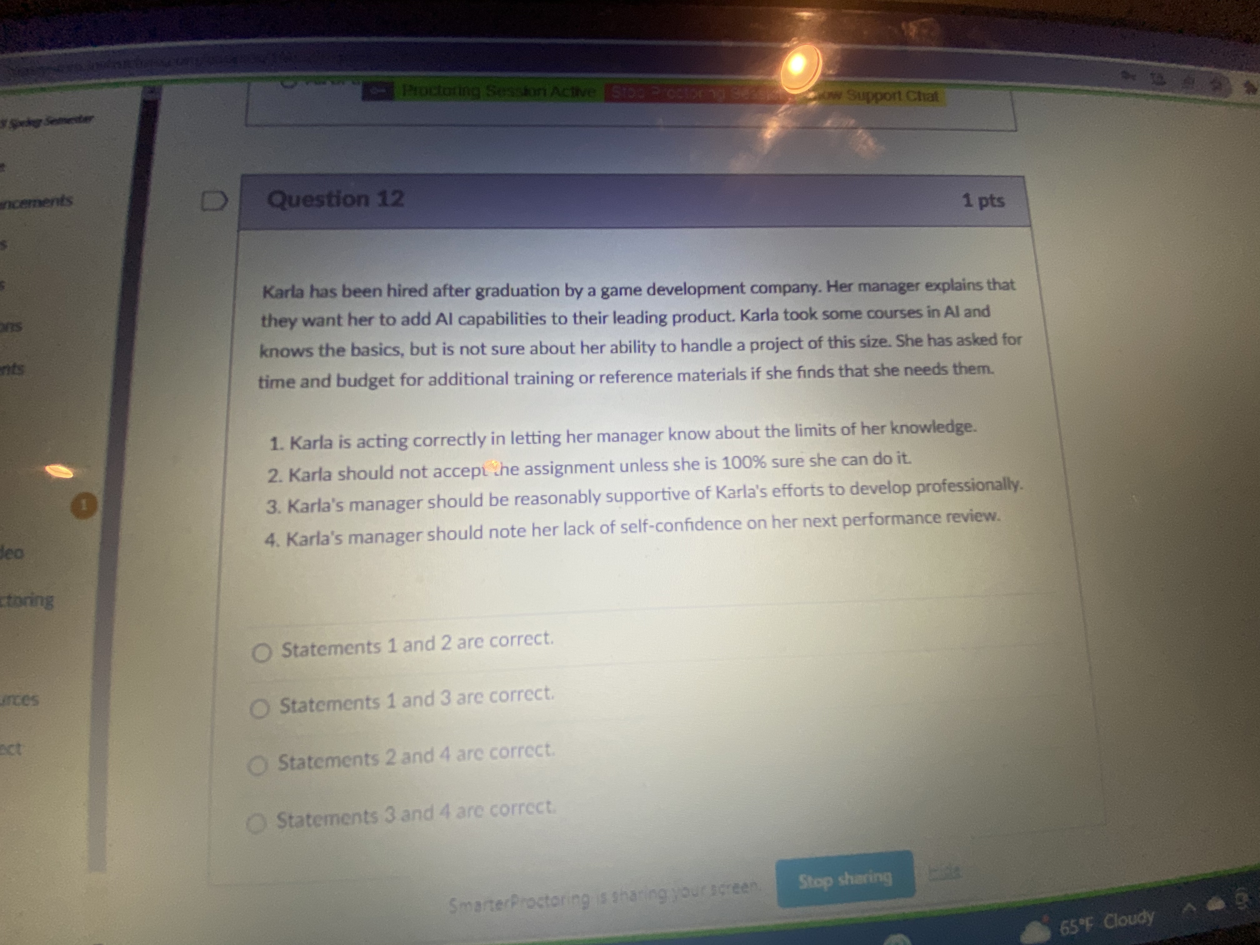 Proctoring Session Active 5095 0356 1 382 ow