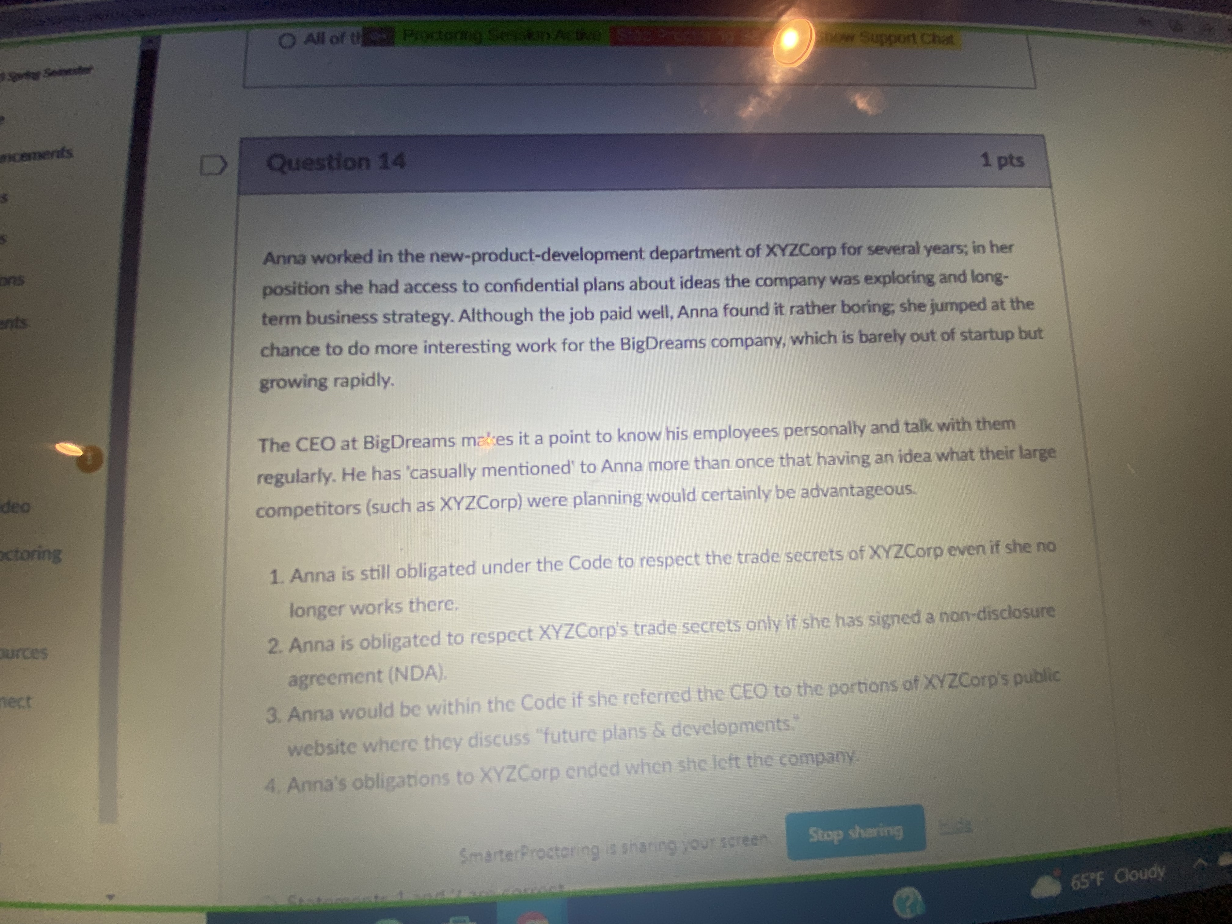 Proctoring Session Active 5095 0356 1 382 ow