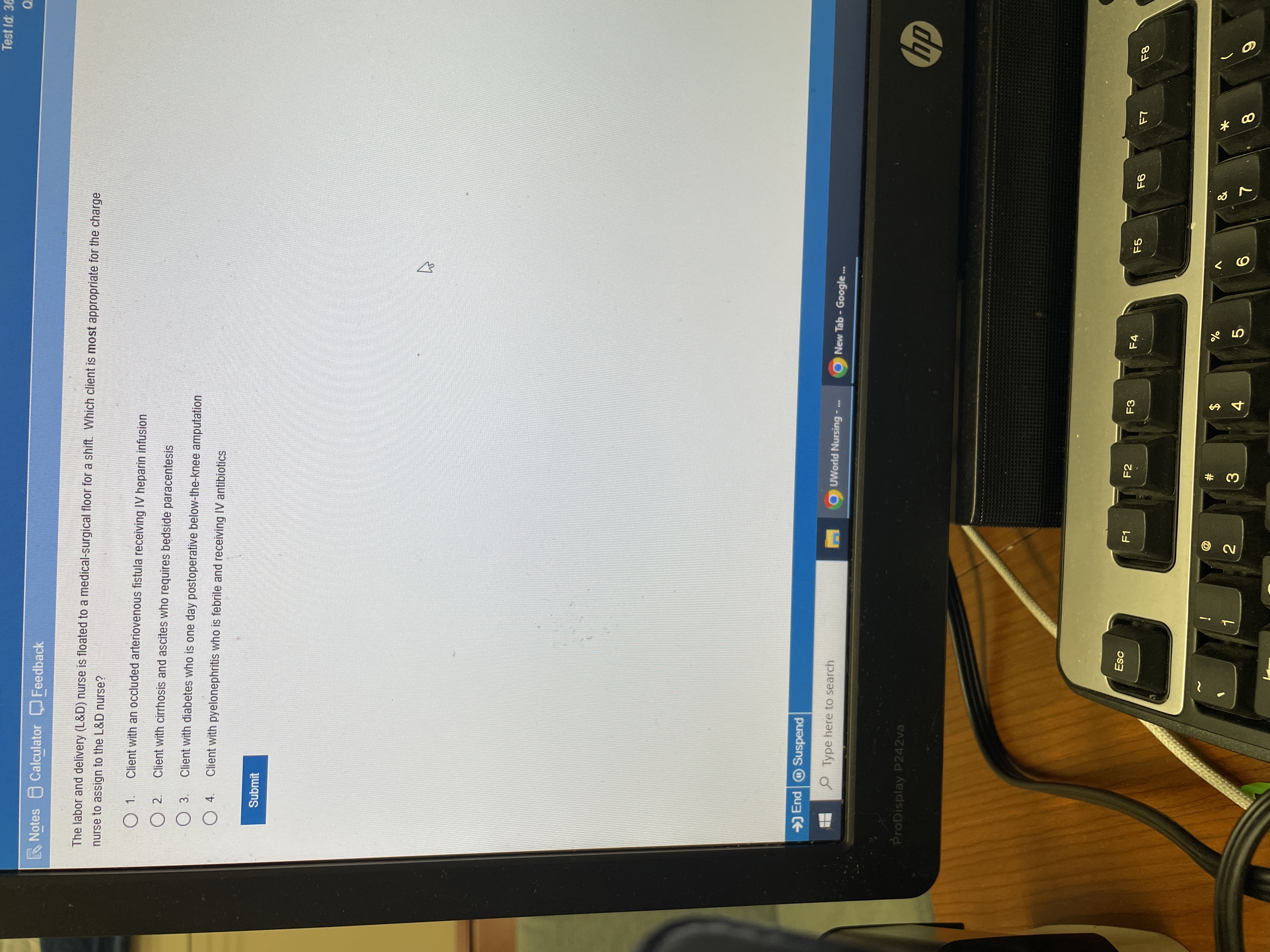 V Test Id: 3 Notes ( Calculator Feedback The