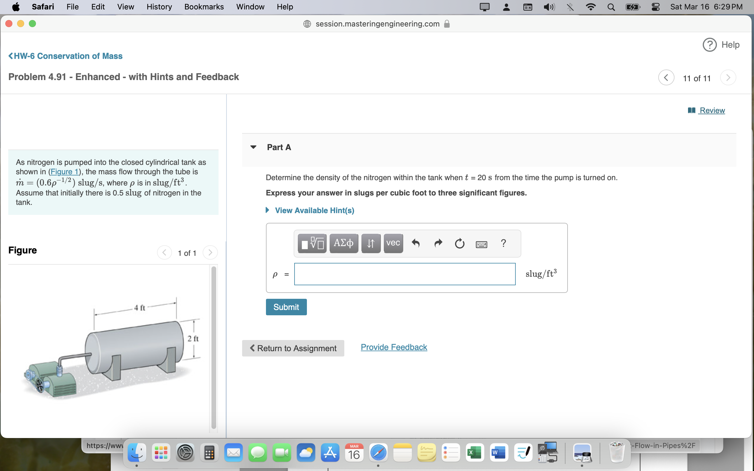 Gasoline flows into the tank at A at V4 =6.0m/s,