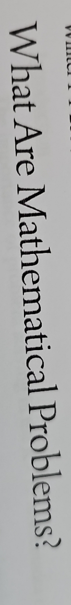 What are your take away or thoughts on solving