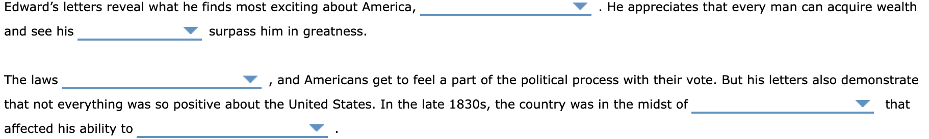 Edward's letters reveal what he finds most