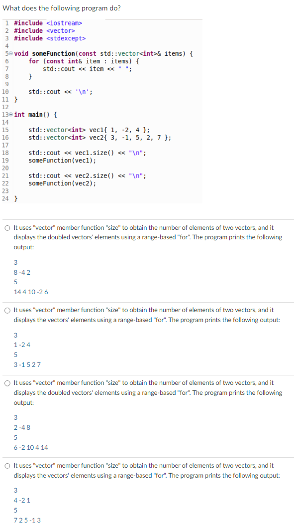 do this: What does the following program do? 1