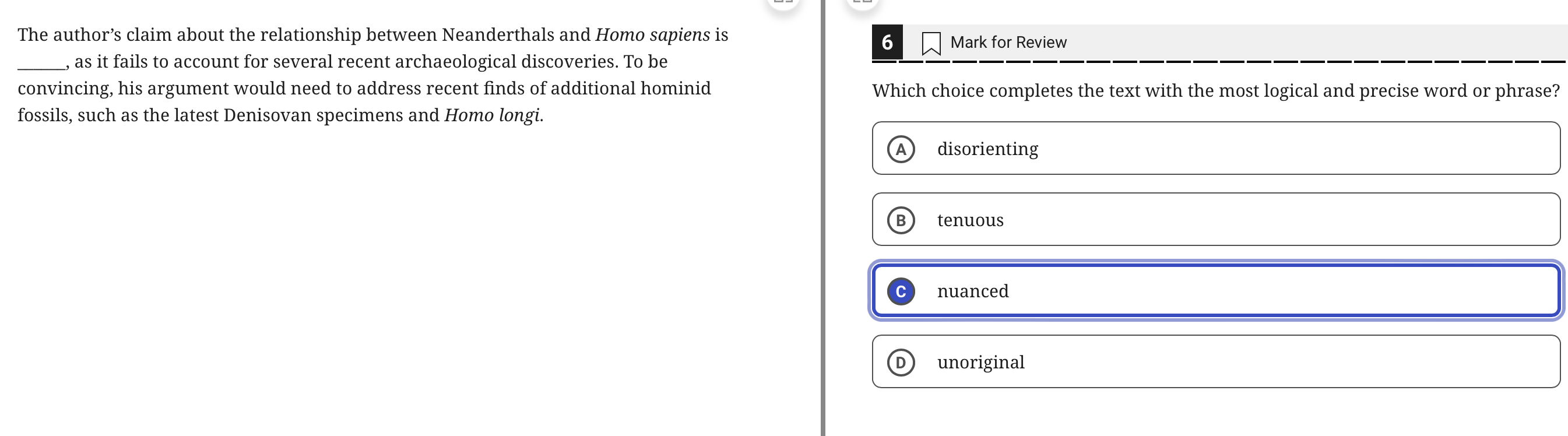 . The author's claim about the relationship