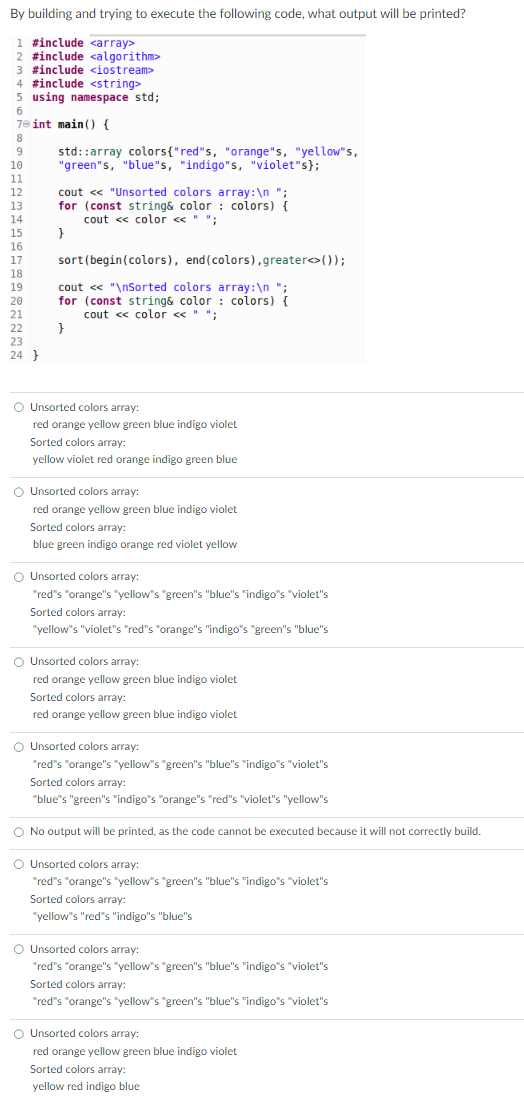 do this: By building and trying to execute the