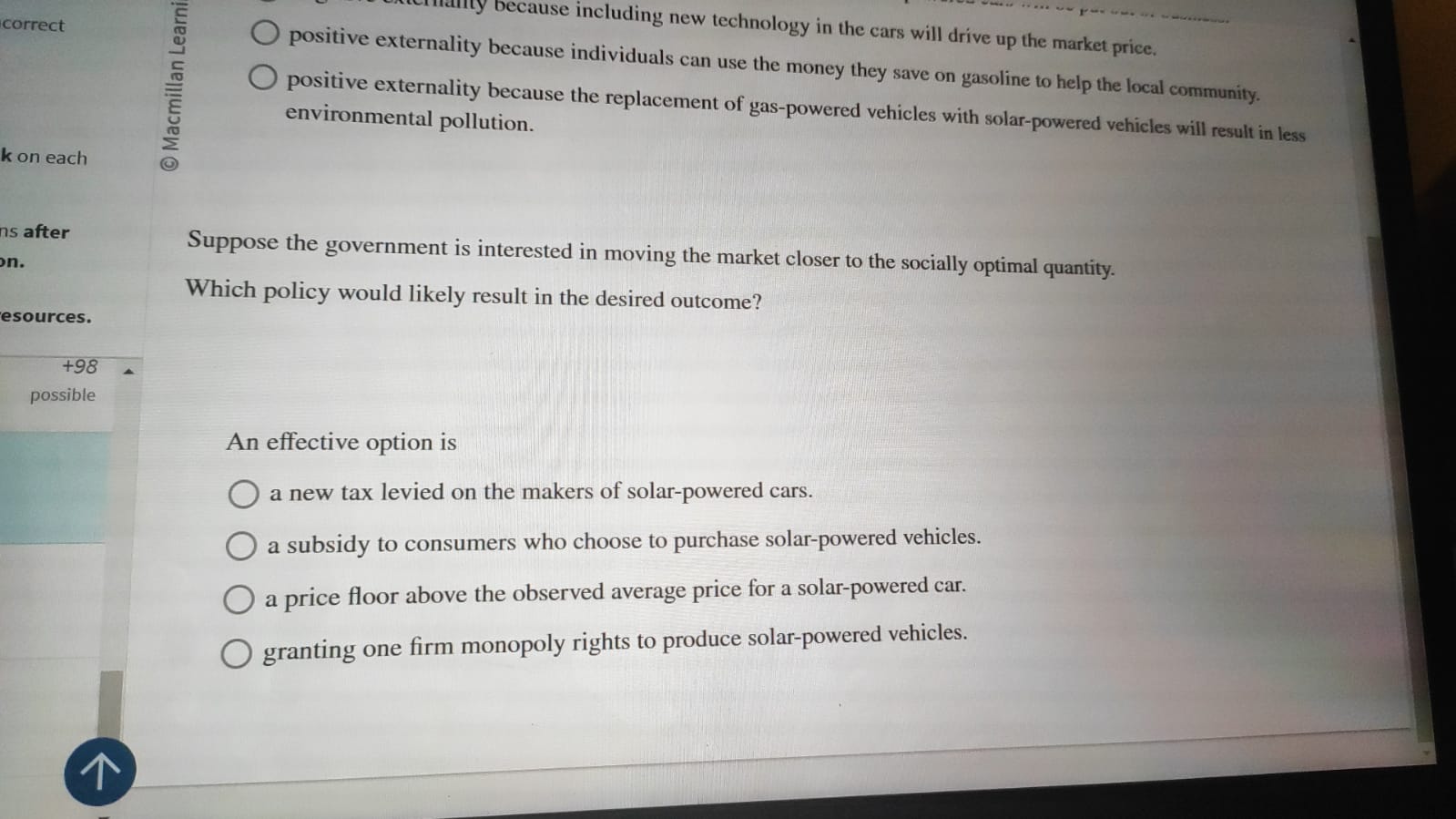 Submit Answer Hide < Question 12 of 15  style=