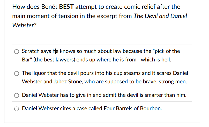 ANswer? How does Benet BEST attempt to create