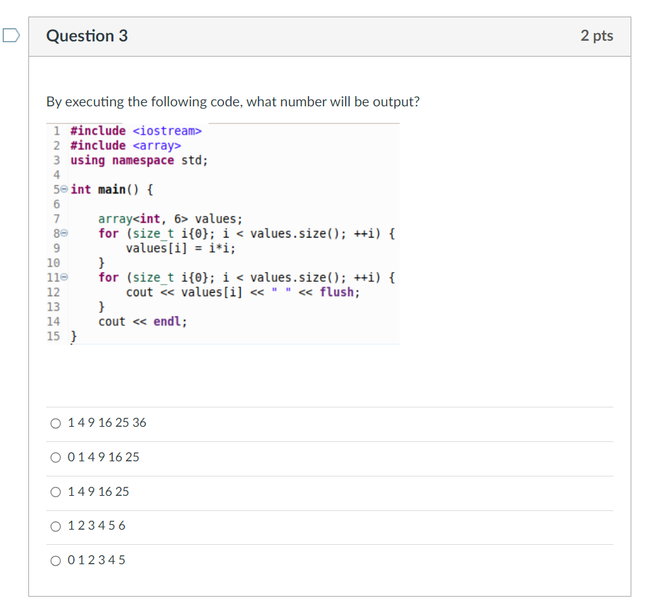 do this: D Question 3 2 pts By executing the