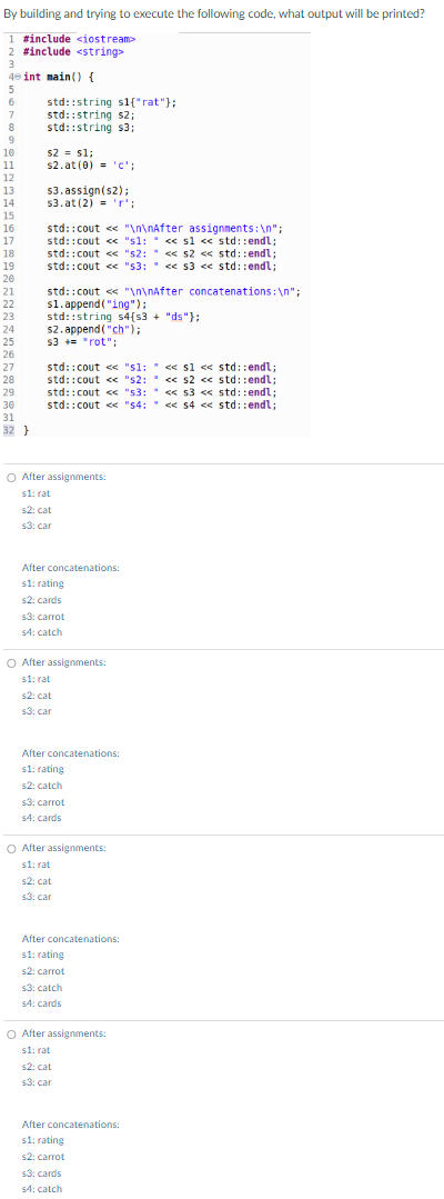 do this: By building and trying to execute the