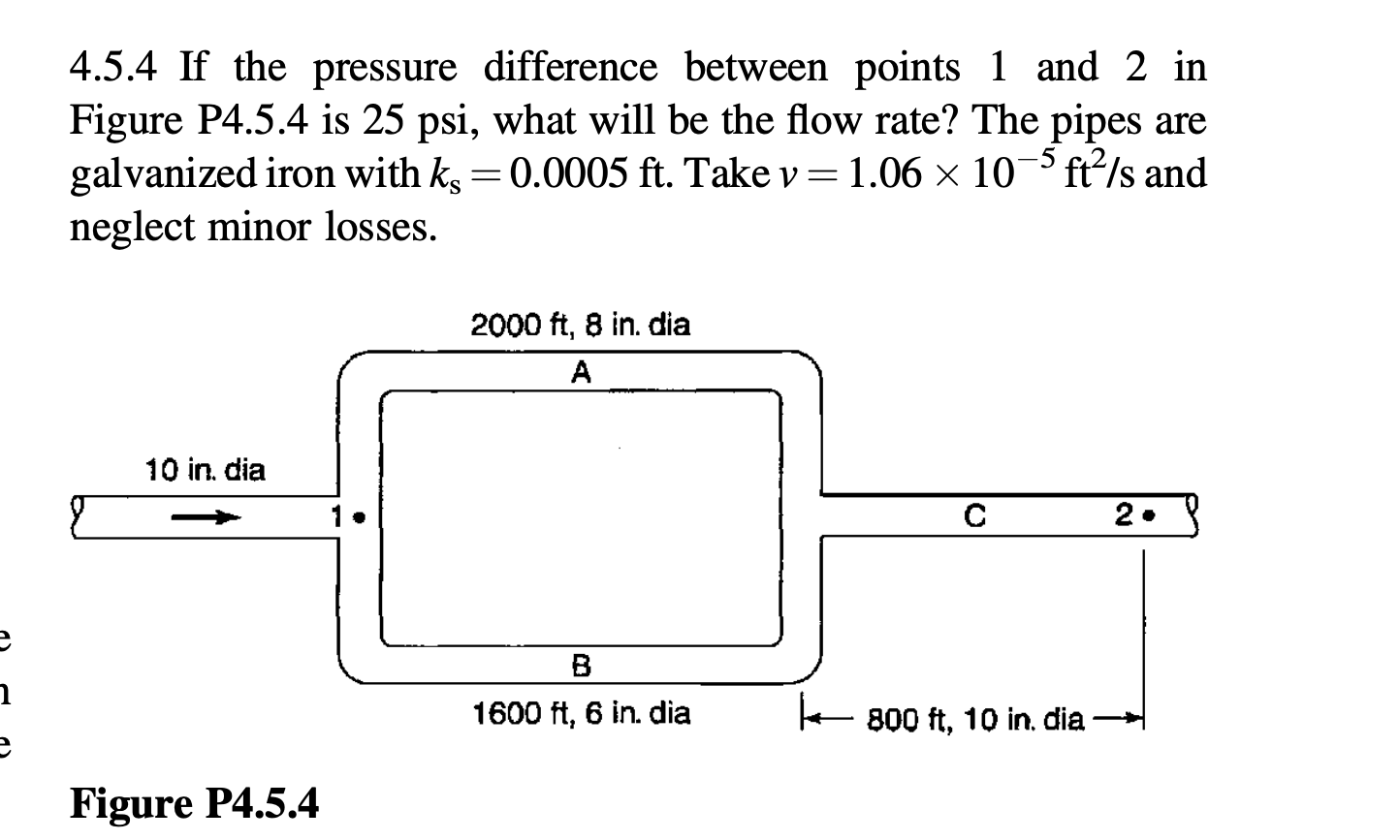 v | Y 454 If the pressure difference between