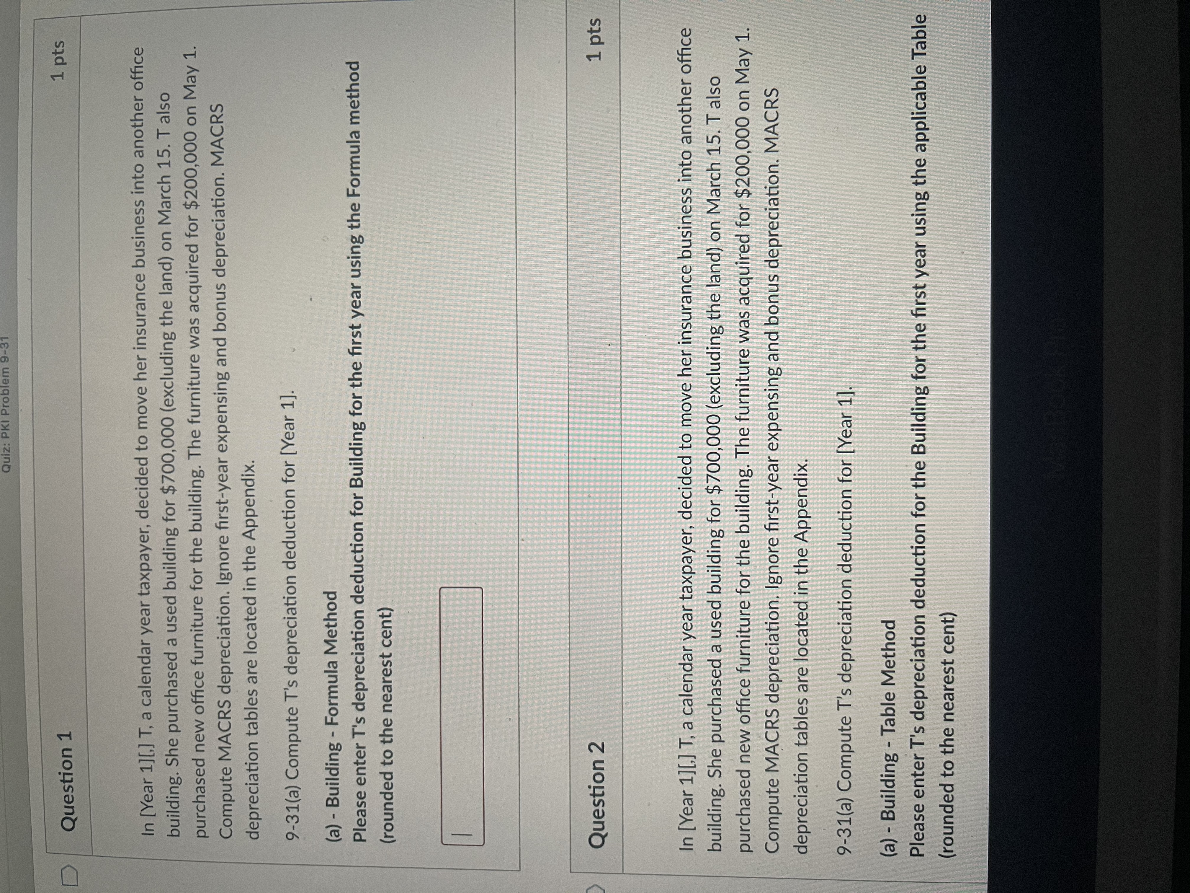 PKI problem 9-31 Quiz: PKI Problem 9 D Question 1