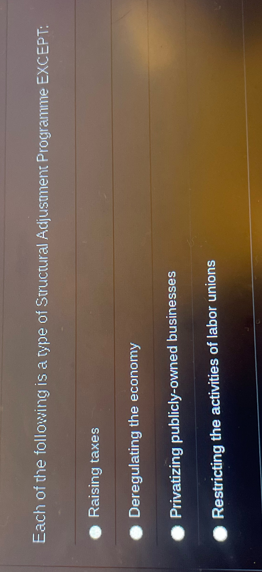 Each of the following is a type of Structural