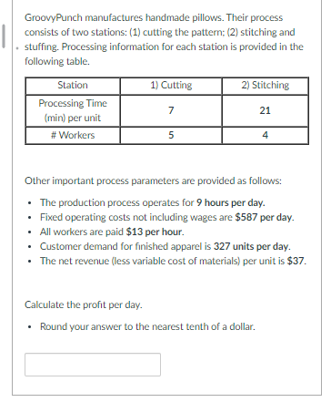 GroovyPunch manufactures handmade pillows. Their