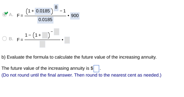Question content area topPart 1At the end of each