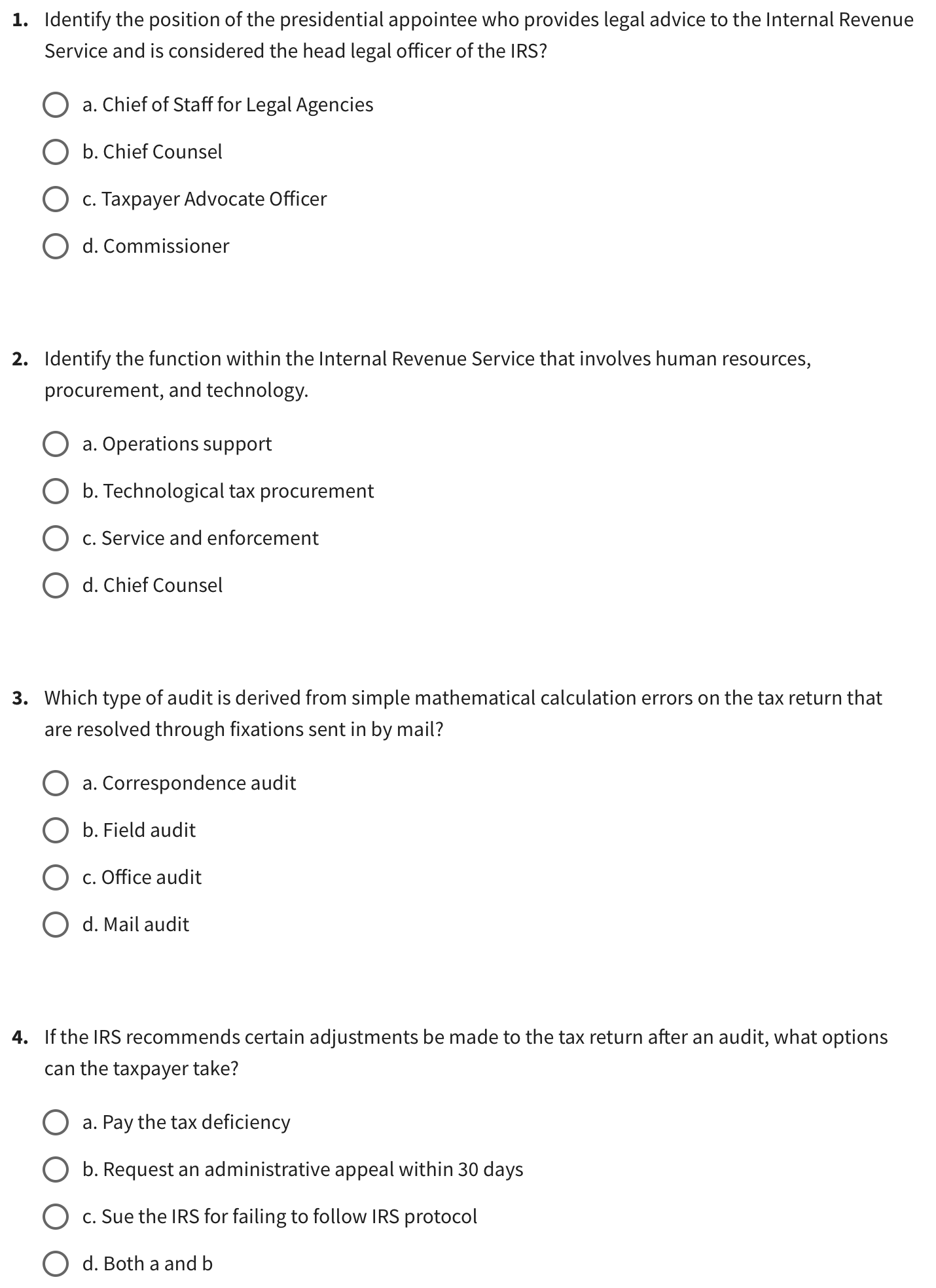 1. Identify the position of the presidential