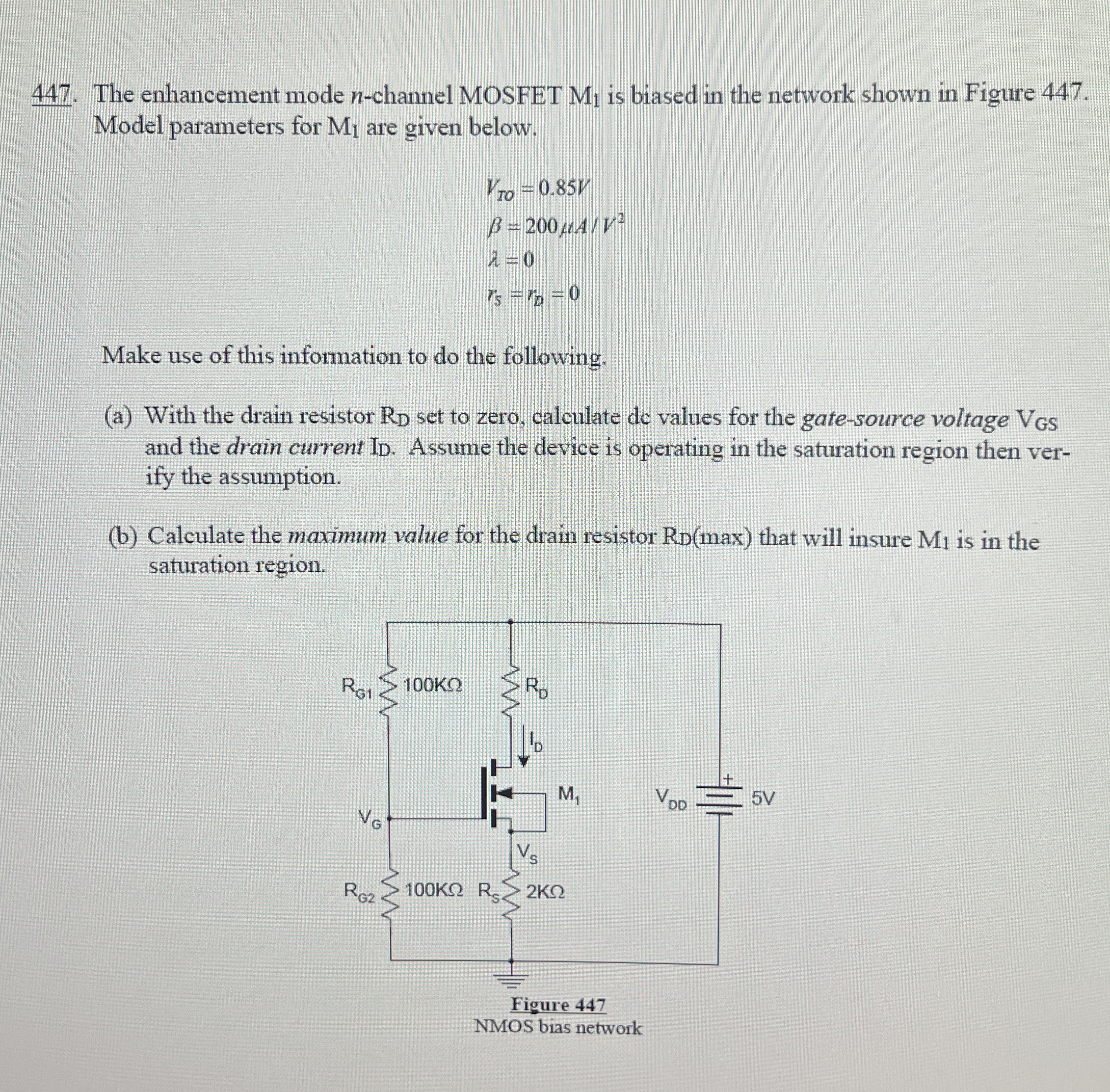 Help please The enhancement mode n - channel