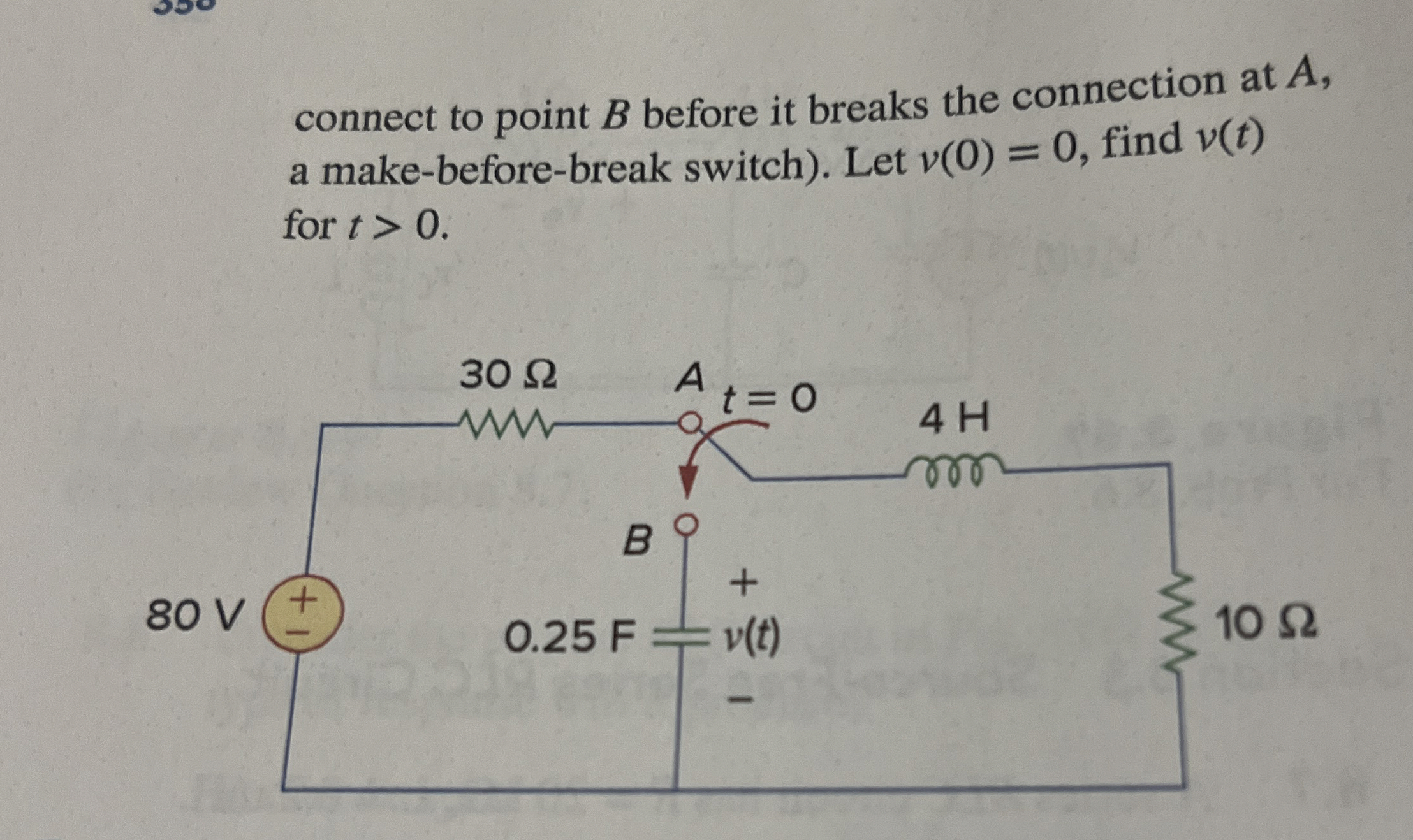 connect to point B before it breaks the