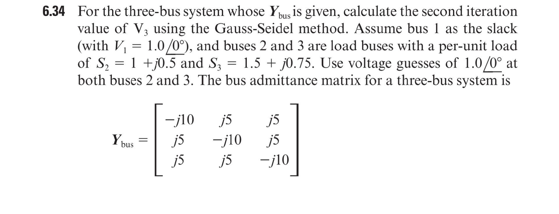 give me initial jocobi matrix of 6 . 3 4 , don't