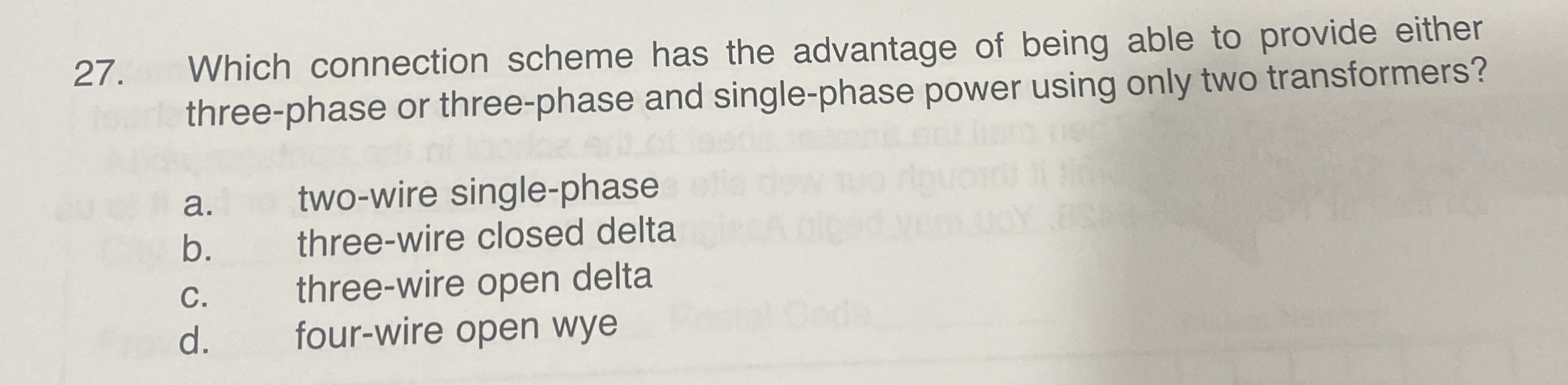 Which connection scheme has the advantage of