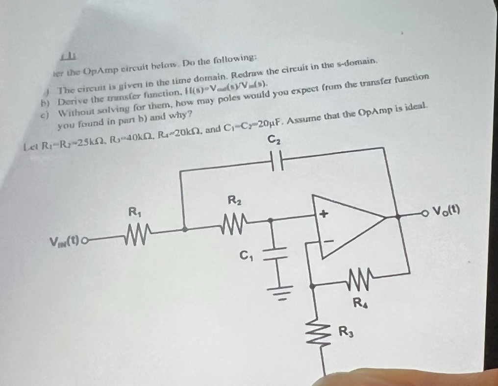 1 1 fer the Op Amp circuit bofars. Do the