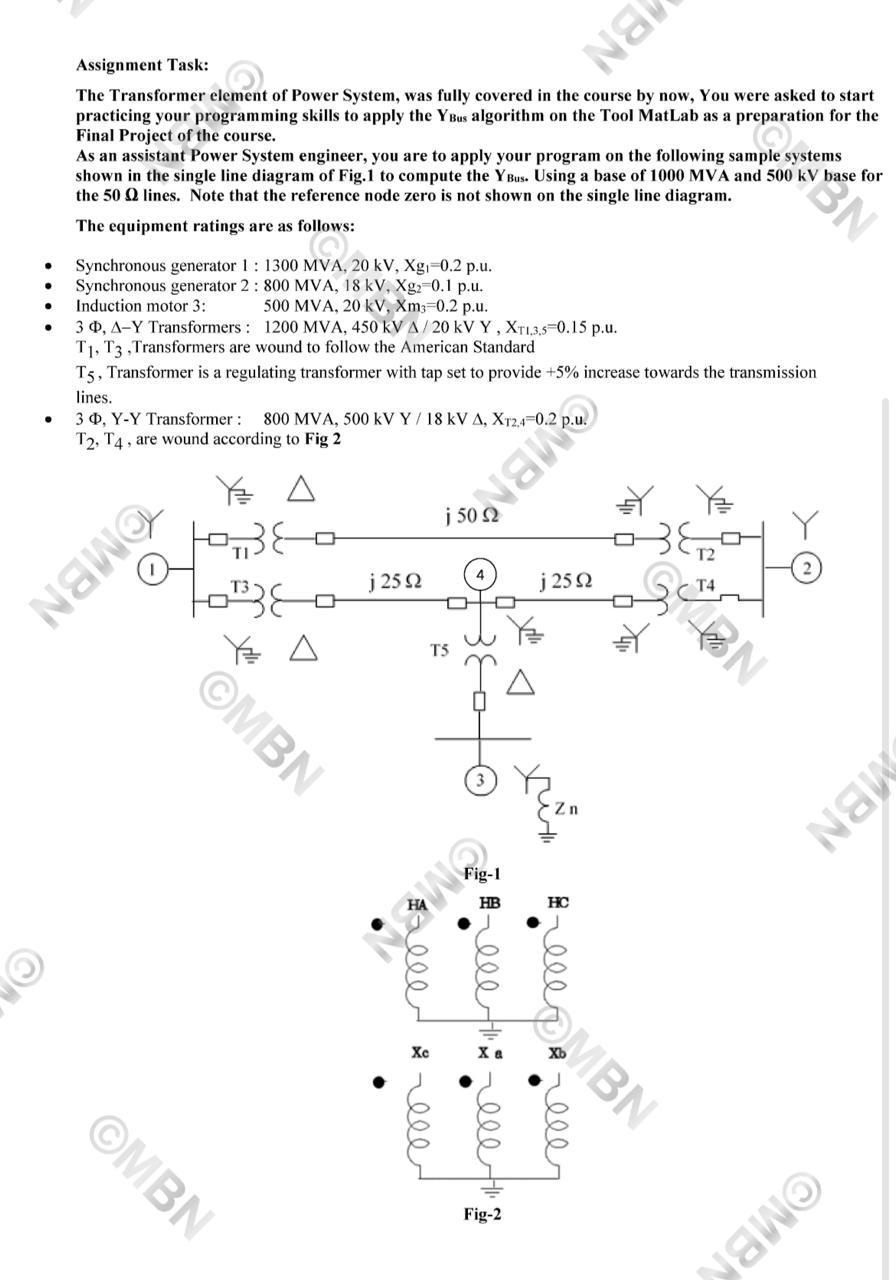 Assignment Task: The Transformer element of Power